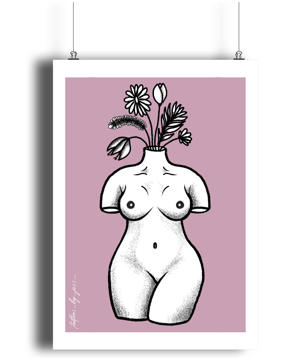 A4 Body Vase
